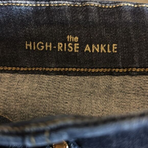 Liverpool denim pull-on denim blue jeans 12/31 12 31 the high rise ankle - Picture 6 of 8